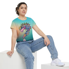 Women's It's Like Sublimated Shirt - Turquoise Fade