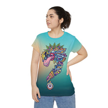 Women's It's Like Sublimated Shirt - Turquoise Fade