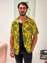 YELLOW INSECTA BUTTON UP COLLARED SHIRT