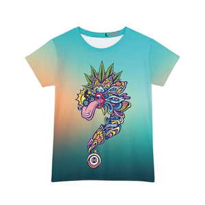 Women's It's Like Sublimated Shirt - Turquoise Fade